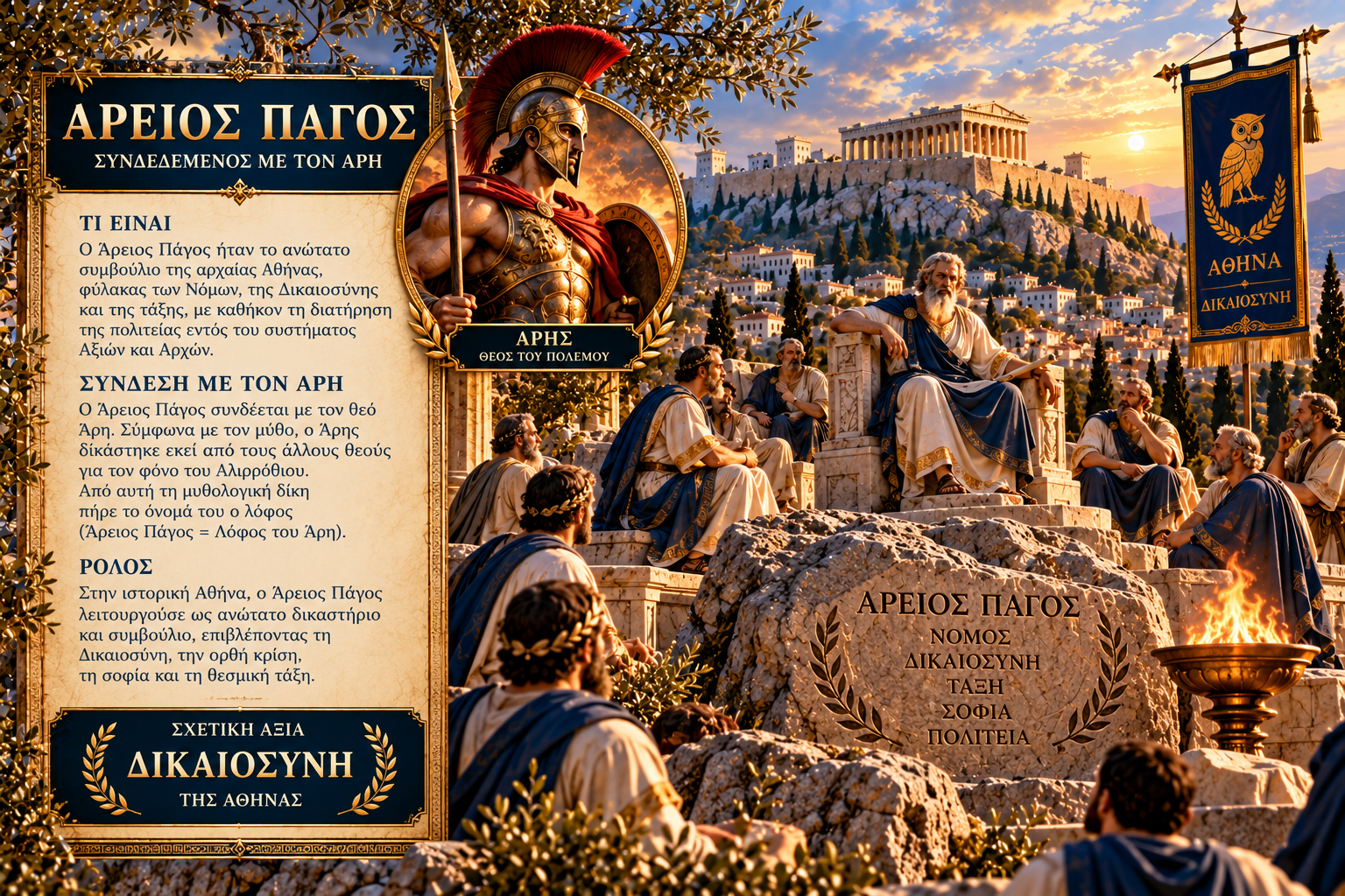 Δημιουργική εικόνα του Άρειου Πάγου
